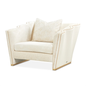 La Terrazza Chenille Matching Chair - Starlight/Light Champagne