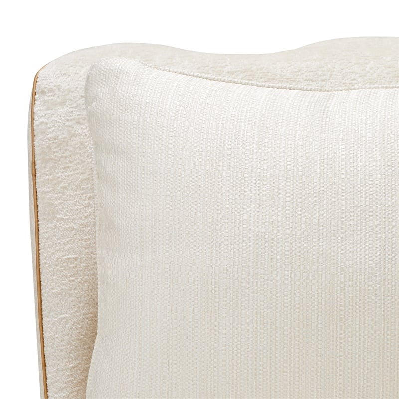 La Terrazza Chenille Chaise - Starlight/Light Champagne