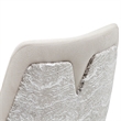 Carmela Set of 2 Dining Arm Chairs - Almond/Shimmery Ivory