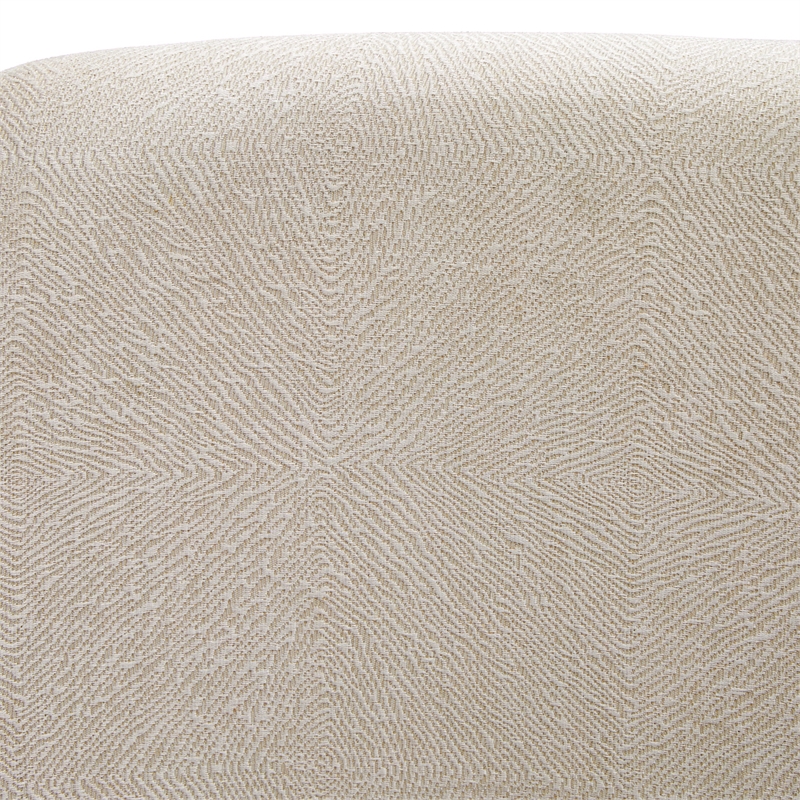 Carmela Set of 2 Dining Arm Chairs - Almond/Shimmery Ivory