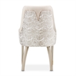 Carmela Set of 2 Dining Arm Chairs - Almond/Shimmery Ivory
