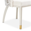 Carmela Set of 2 Dining Arm Chairs - Almond/Shimmery Ivory