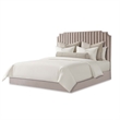 Amaryllis Queen Velvet Lift Up Storage Bed - Taupe