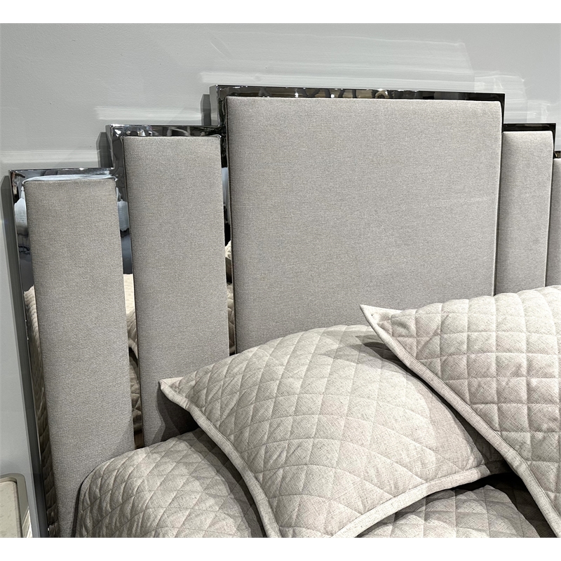 Tulip King Lift Up Storage Bed - Gray