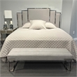 Tulip King Lift Up Storage Bed - Gray