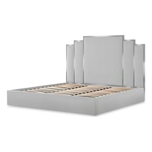 tulip king lift up storage bed - gray