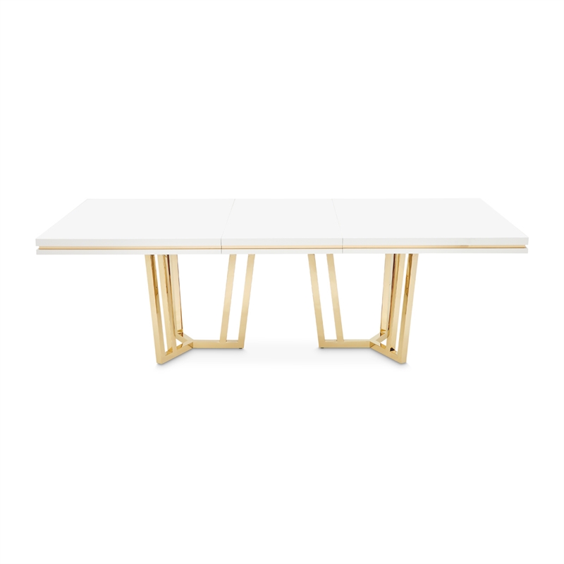 palm gate rectangular dining table - cloud white