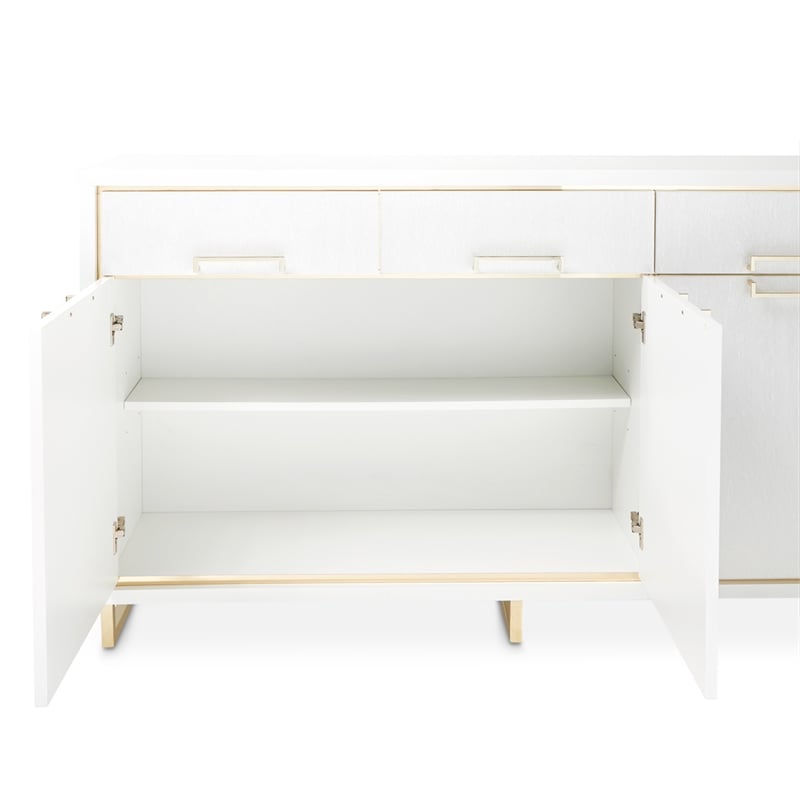 Palm Gate Sideboard - Cloud White