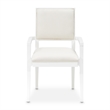 Palm Gate Dining Arm Chair - Cloud White