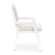 Palm Gate Dining Arm Chair - Cloud White