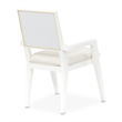 Palm Gate Dining Arm Chair - Cloud White