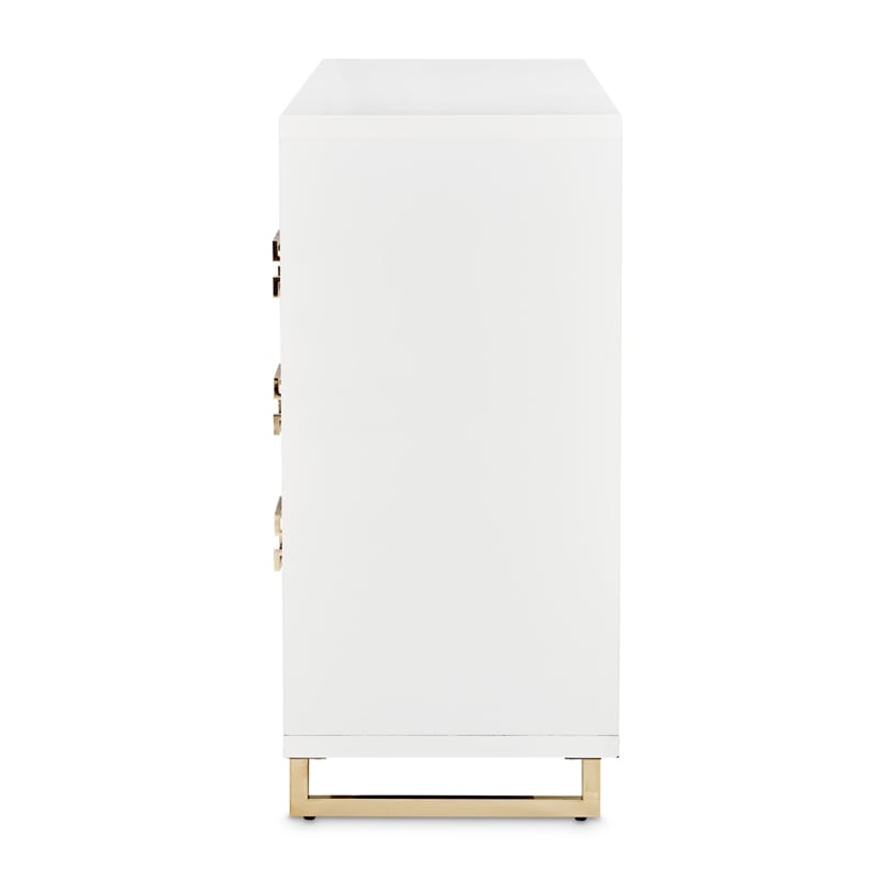 Palm Gate Dresser - Cloud White