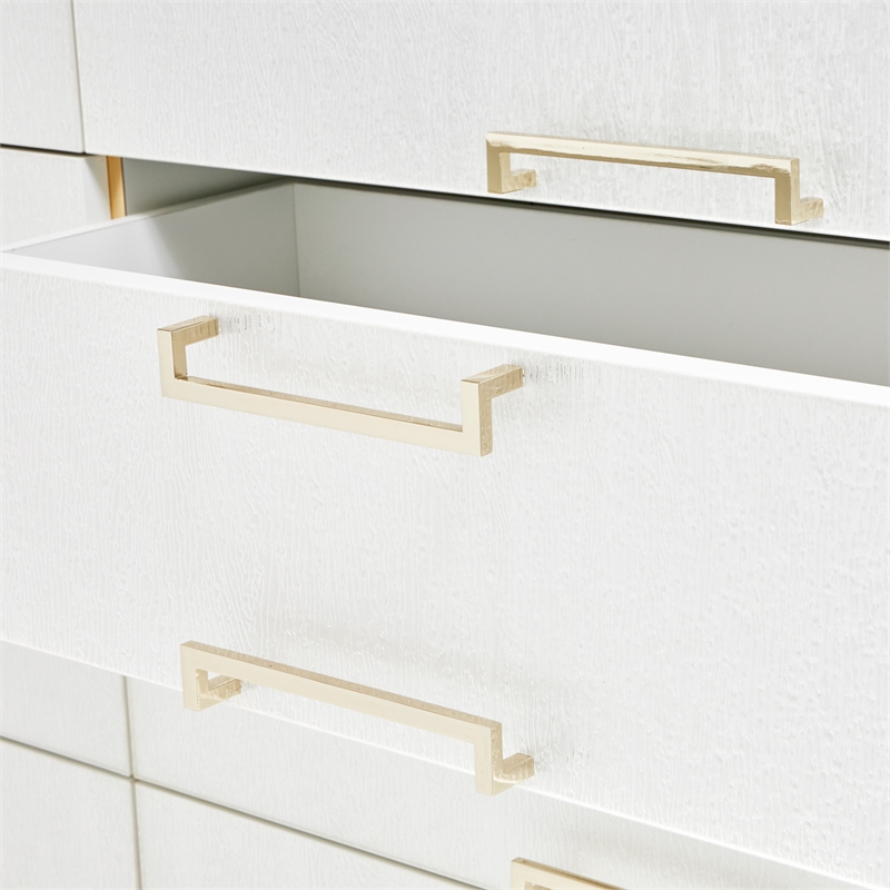 Palm Gate Dresser - Cloud White