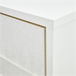 Palm Gate 6-Drawer Chest - Cloud White
