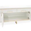Palm Gate Media Cabinet - Cloud White