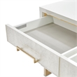 Palm Gate Media Cabinet - Cloud White