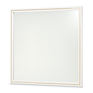 Palm Gate Wall Mirror - Cloud White