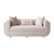 Savannah Breeze Chenille Loveseat - Cashmere/Gold