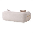 Savannah Breeze Chenille Loveseat - Cashmere/Gold