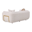 Savannah Breeze Chenille Loveseat - Cashmere/Gold