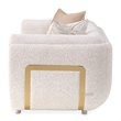 Savannah Breeze Chenille Loveseat - Cashmere/Gold