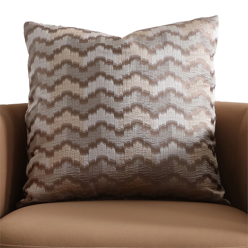 Ariana Velvet Accent Chair - Caramel/Gold