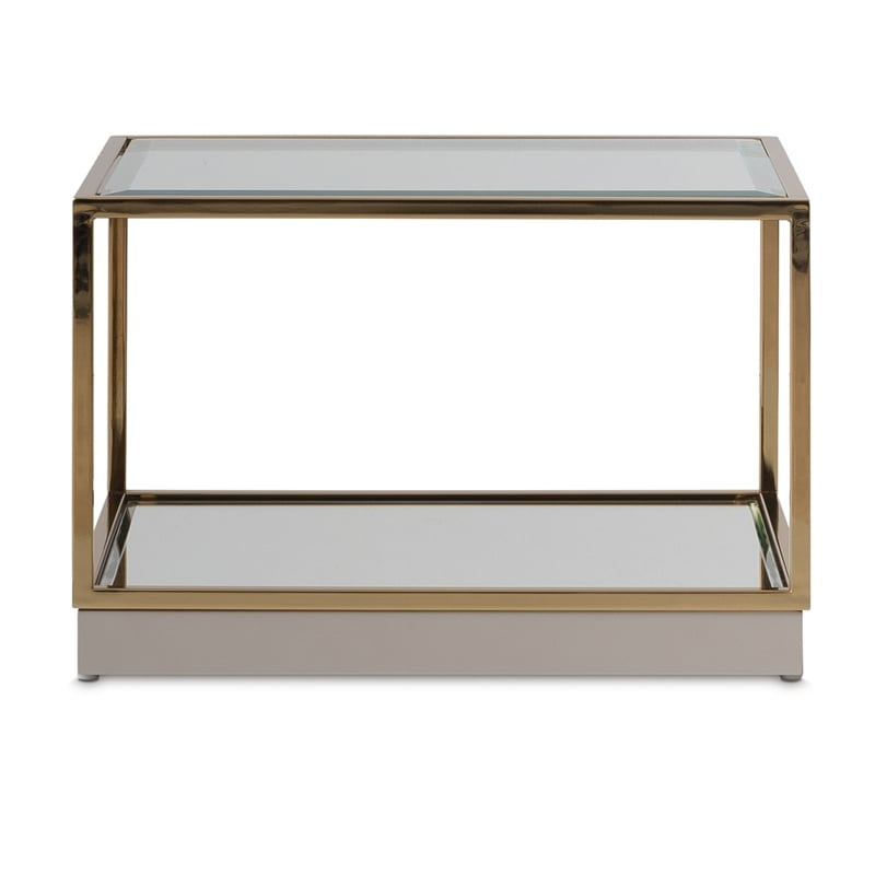 Savannah Breeze Tall Cocktail Table Set of 2 - Bright Gold
