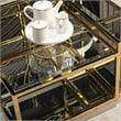 Savannah Breeze Short Cocktail Table Set of 2 - Bright Gold