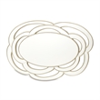 Michael Amini Camellia Field Sideboard with Mirror in Warm Pecan