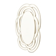 Michael Amini Camellia Field Sideboard with Mirror in Warm Pecan