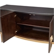 Michael Amini Camellia Field Sideboard with Mirror in Warm Pecan