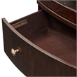 Michael Amini Camellia Field Display Cabinet in Warm Pecan