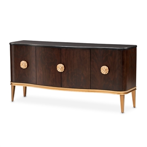 Michael Amini Camellia Field Sideboard in Warm Pecan