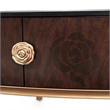 Michael Amini Camellia Field Media Cabinet in Warm Pecan