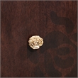 Michael Amini Camellia Field Media Cabinet in Warm Pecan