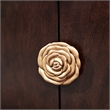 Michael Amini Camellia Field Media Cabinet in Warm Pecan
