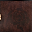Michael Amini Camellia Field Media Cabinet in Warm Pecan