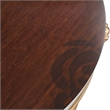Michael Amini Camellia Field End Table with Drawer in Warm Pecan