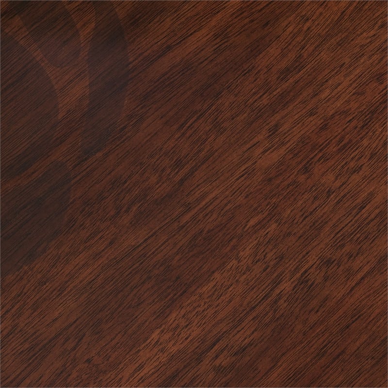 Michael Amini Camellia Field End Table with Drawer in Warm Pecan