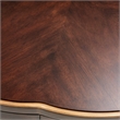 Michael Amini Camellia Field End Table in Warm Pecan