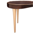 Michael Amini Camellia Field End Table in Warm Pecan