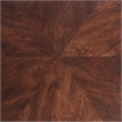 Michael Amini Camellia Field Chairside Table in Warm Pecan