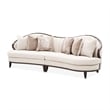 Michael Amini Camellia Field 2-Piece Chenille Sofa in Linen/Warm Pecan