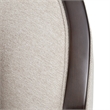 Michael Amini Camellia Field Chenille Sofa in Linen/Warm Pecan