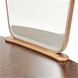 Michael Amini Camellia Field Vanity with Mirror in Warm Pecan