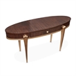 Michael Amini Camellia Field Vanity with Mirror in Warm Pecan