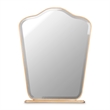 Michael Amini Camellia Field Vanity with Mirror in Warm Pecan