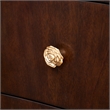Michael Amini Camellia Field Dresser with Mirror in Warm Pecan