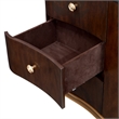 Michael Amini Camellia Field Dresser with Mirror in Warm Pecan