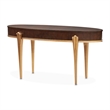 Michael Amini Camellia Field Vanity Desk in Warm Pecan